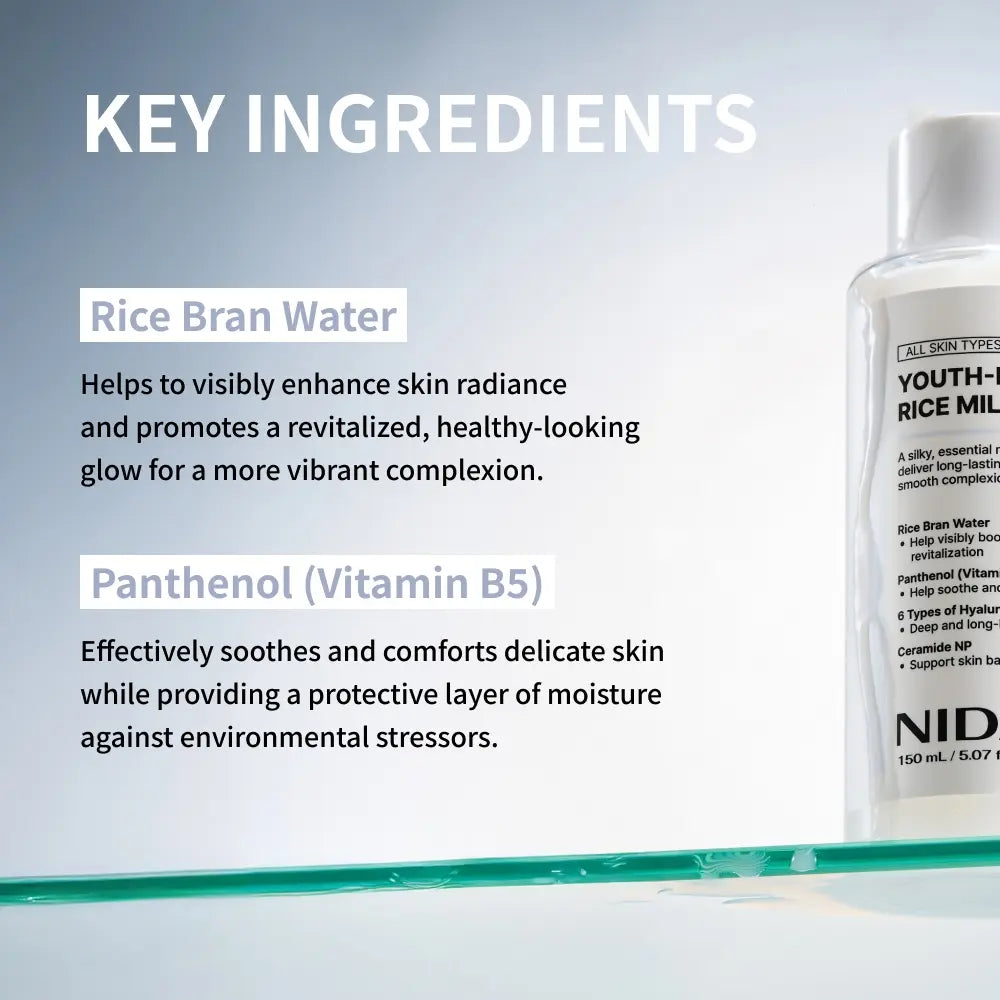 NIDA Youth-Boosting Rice Milky Toner 150ml