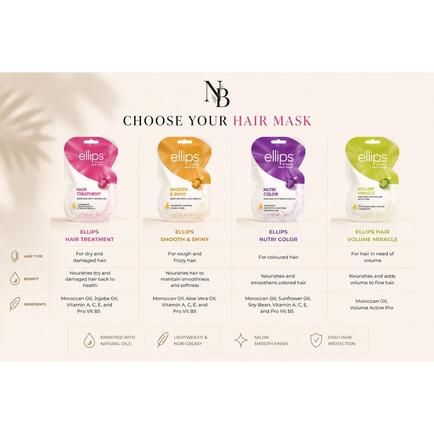 Ellips Hair Mask Combo Pack — product image 2