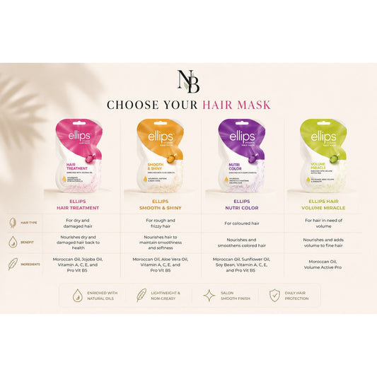 Ellips Hair Repair Hair Mask with Jojoba Oil