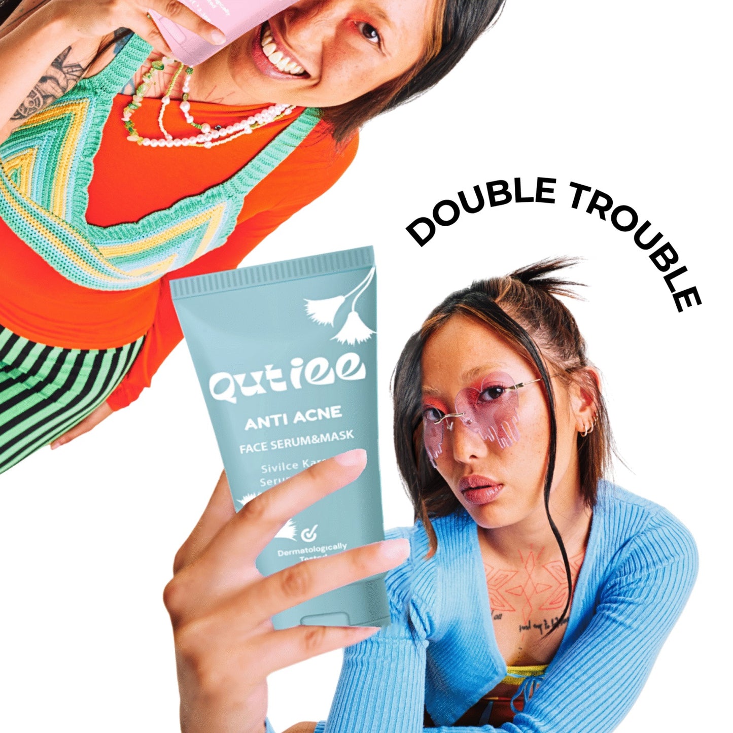 Qutiee Anti-Acne Face Serum & Mask 50ml