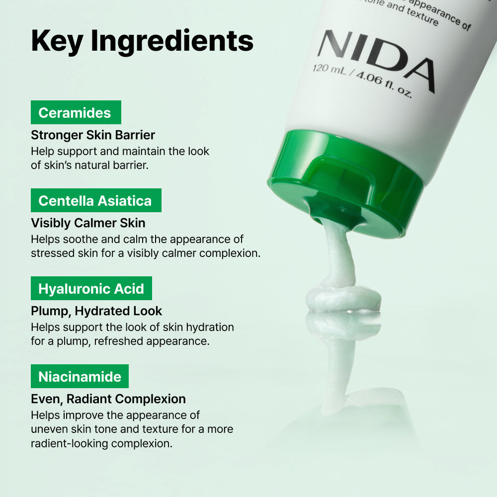 NIDA Centella Deep Pore Cleansing Foam 120ml