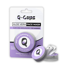 Q-Caps Aloe Vera Hydrating Face Mask — product image 1
