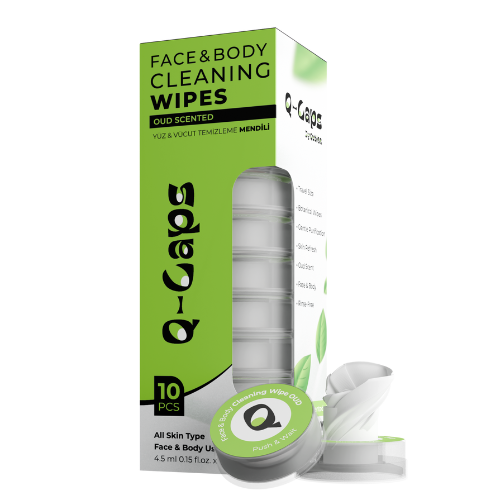Q-Caps Natural Cleaning Wipe OUD