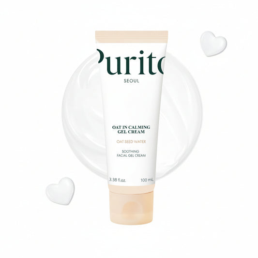 Purito Oat In Calming Gel Cream tube on a white background
