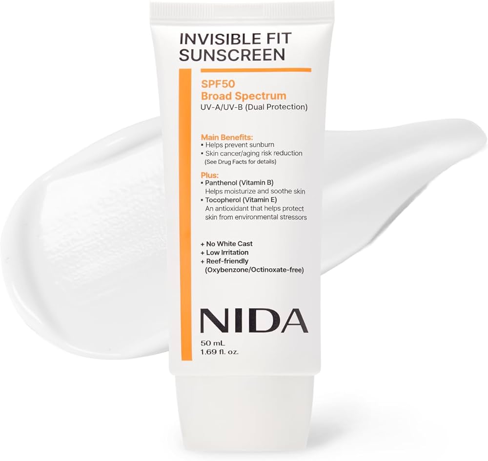 NIDA Invisible Fit Sunscreen 50ml