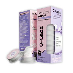 Q-Caps Intimate Wipes for Women — product image 1
