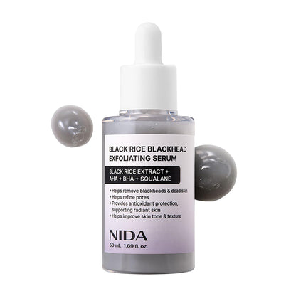 NIDA Black Rice Blackhead Exfoliating Serum 50ml
