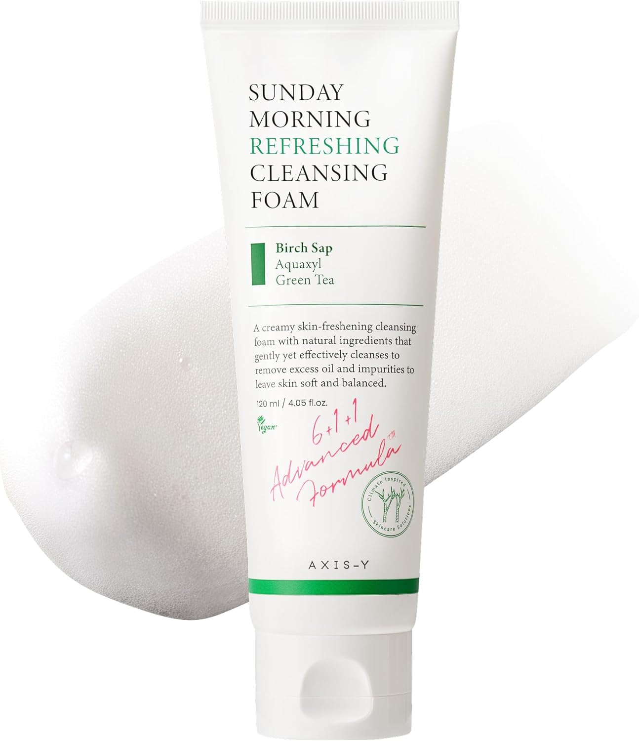 Axis-Y Sunday Morning Refreshing Cleansing Foam 120ml