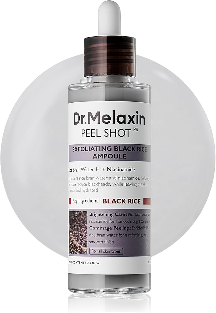 Dr. Melaxin Peel Shot Exfoliating Black Rice Ampoule 30ml