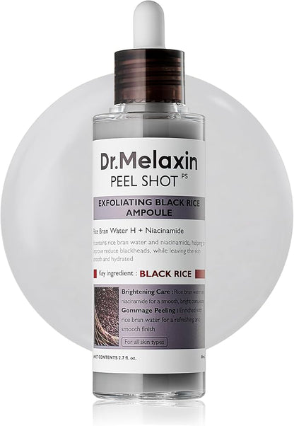 Dr. Melaxin Peel Shot Exfoliating Black Rice Ampoule 30ml