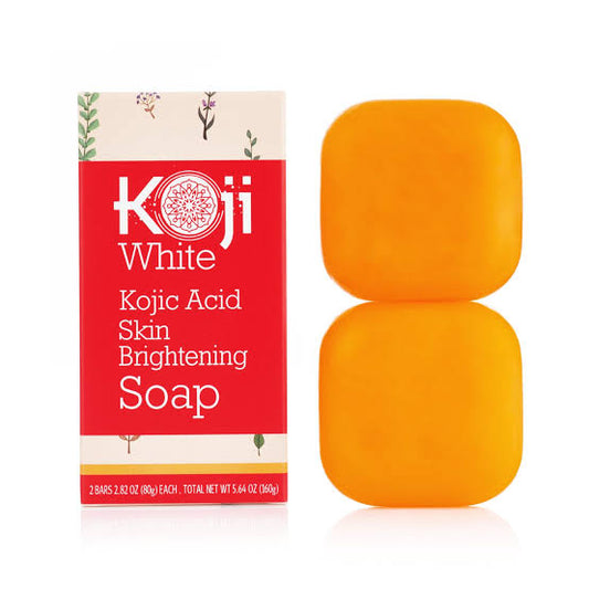 Koji White Kojic Acid Brightening Soap 2 x 80g | 5% Pure Kojic Acid