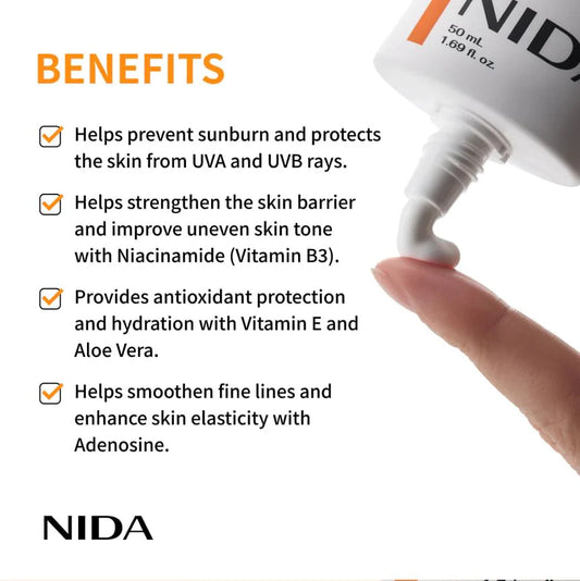 NIDA Invisible Fit Sunscreen 50ml