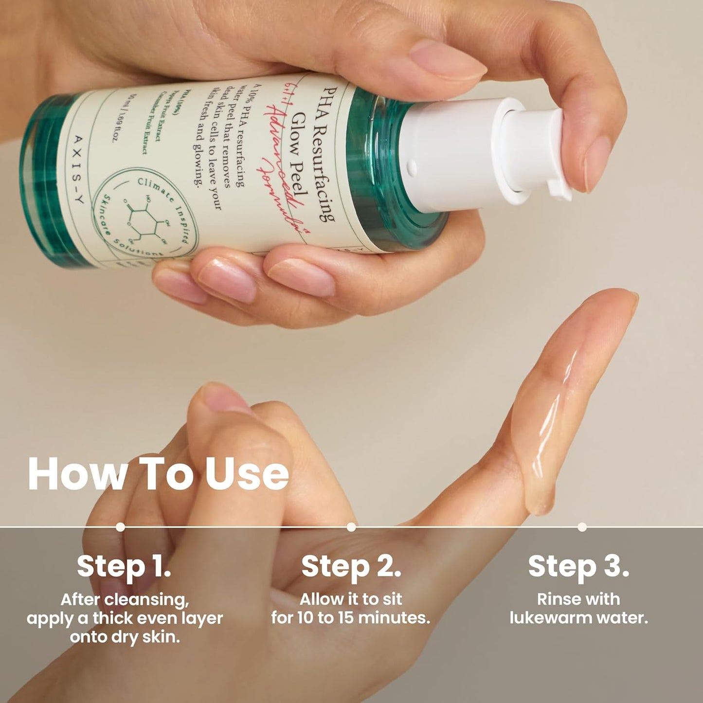 Axis-Y PHA Resurfacing Glow Peel 50ml
