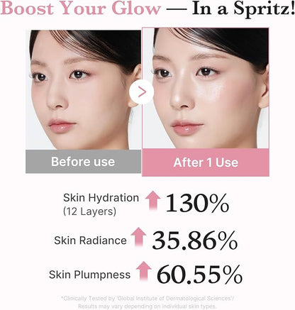 Medicube PDRN Pink Collagen Glow Jelly Mist Serum 100ml