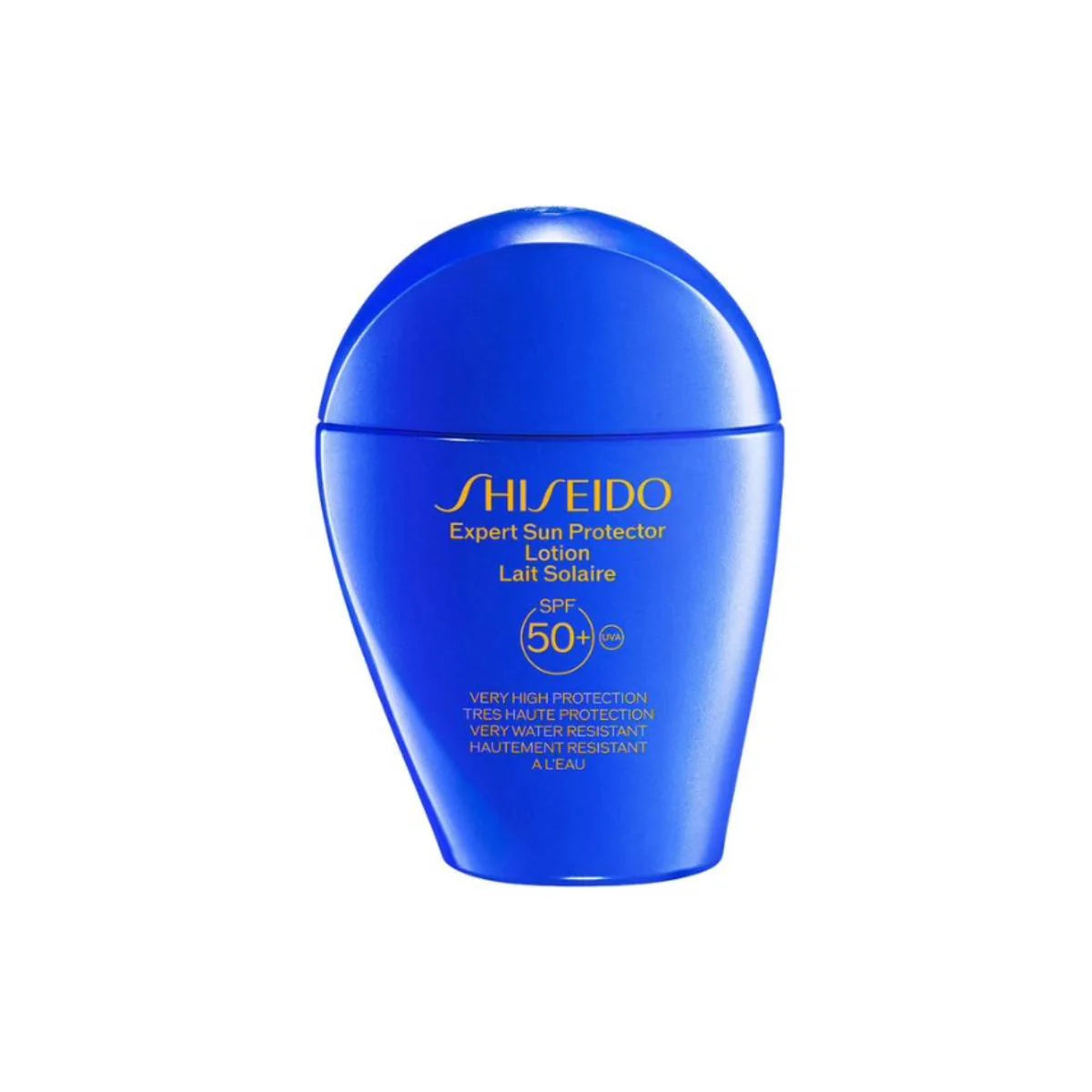 Shiseido Expert Sun Protector Lotion SPF 50 on a white background