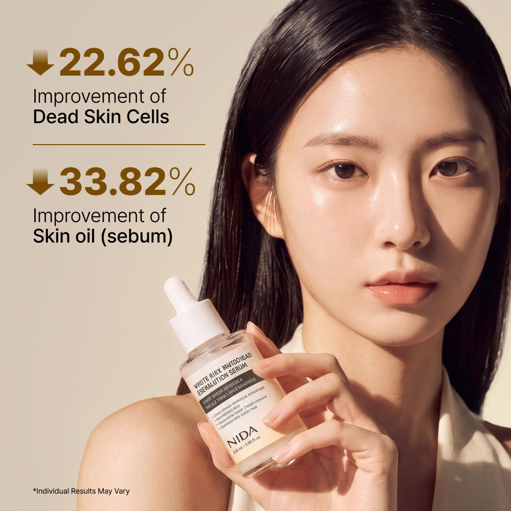 NIDA White Rice Whitehead Exfoliating Serum 50ml