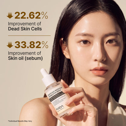 NIDA White Rice Whitehead Exfoliating Serum 50ml