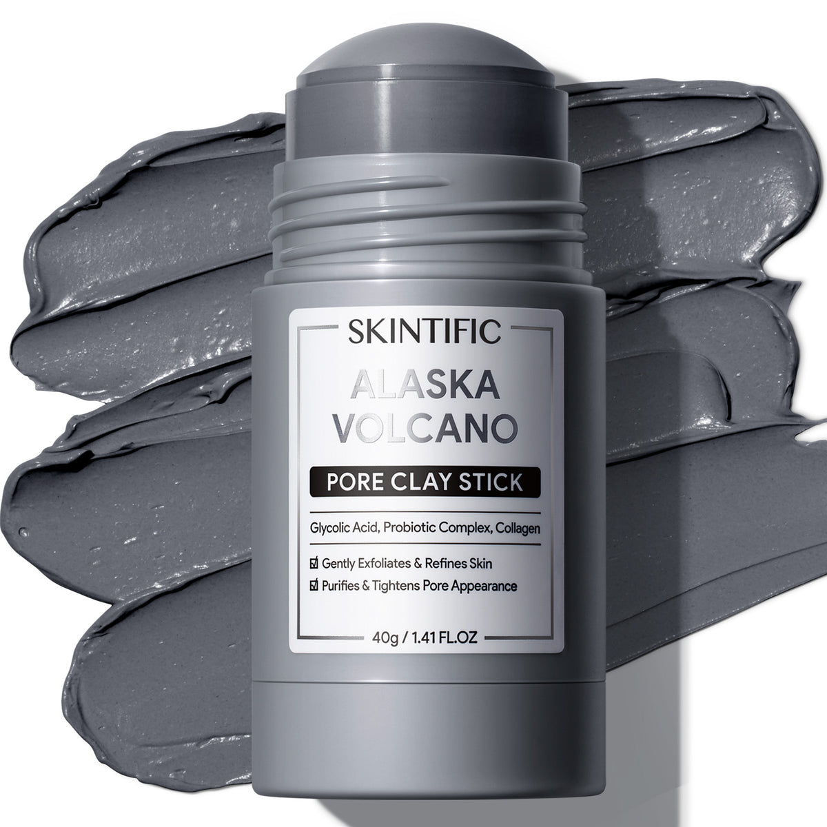Skintific Alaska Volcano Pore Clay Stick 13g