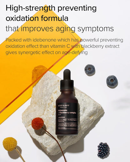 Mary & May Idebenone + Blackberry Complex Serum 30ml