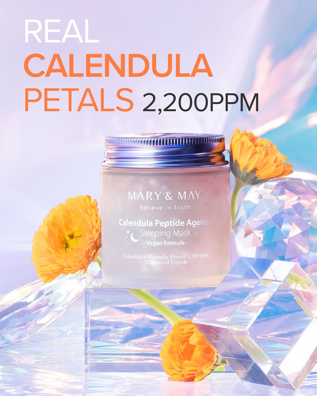 Mary & May Vegan Calendula Peptide Ageless Sleeping Mask 110g