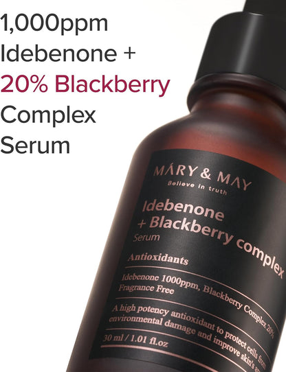 Mary & May Idebenone + Blackberry Complex Serum 30ml