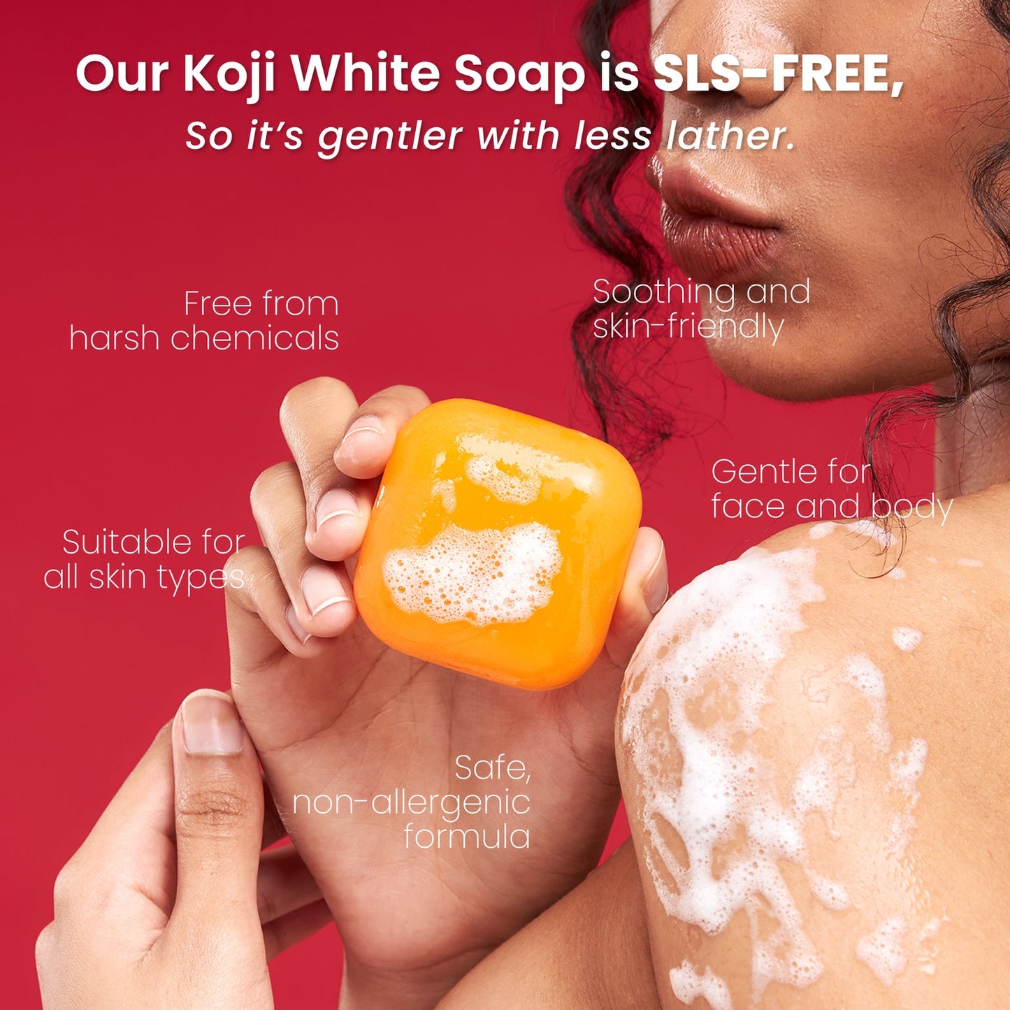 Koji White Kojic Acid Brightening Soap 2 x 80g | 5% Pure Kojic Acid