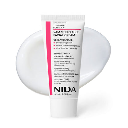 NIDA Youthful Formula Yam Mucin ABCE Facial Cream 55ml