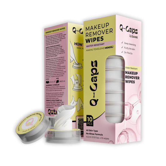 Q-Caps Waterproof Makeup Remover Wipes