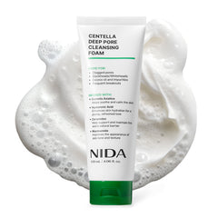 NIDA Centella Deep Pore Cleansing Foam 120ml
