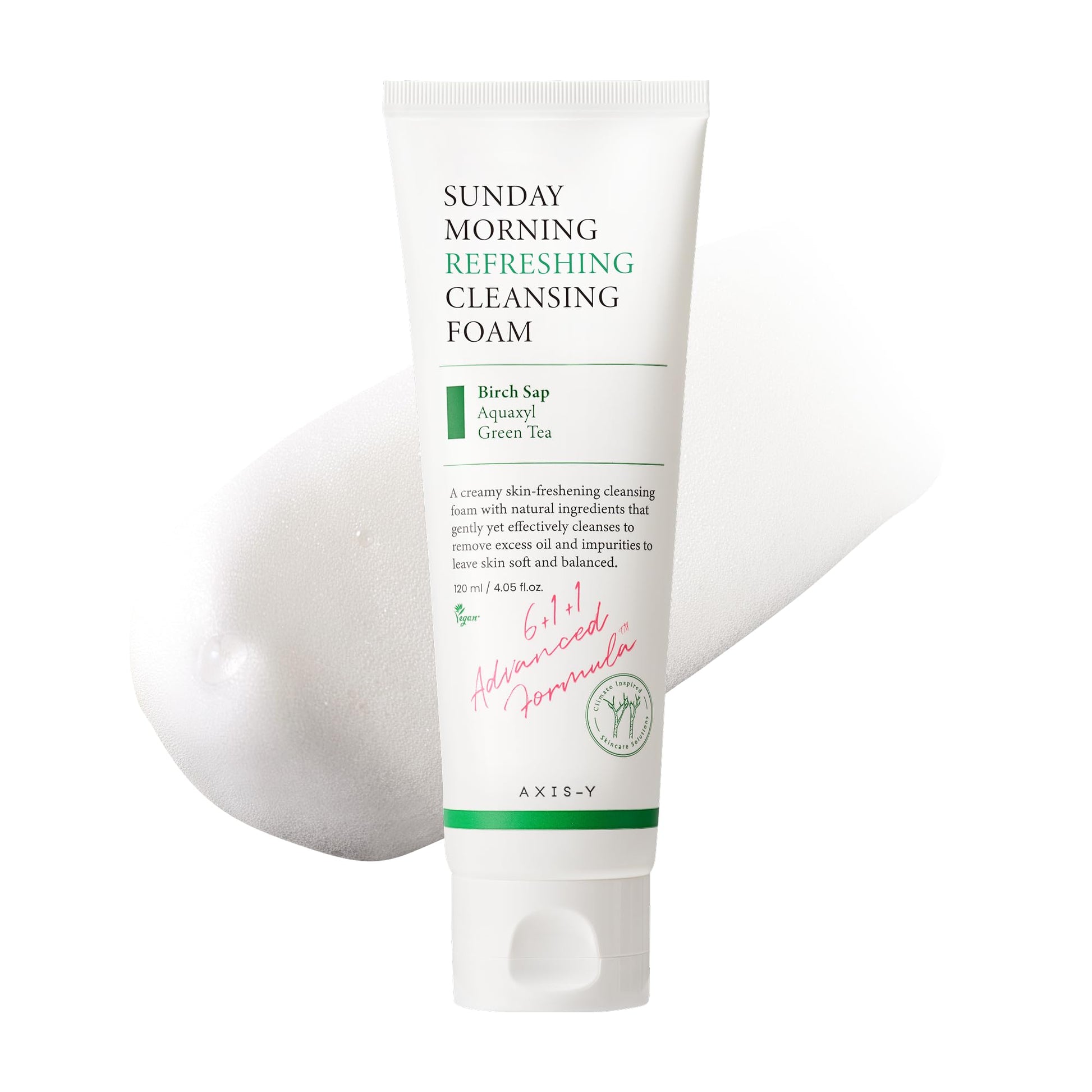 Axis-Y Sunday Morning Refreshing Cleansing Foam 120ml — product image 1