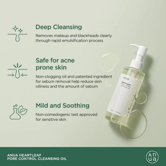 Anua Heartleaf Pore Control Cleansing Oil 200ml — product image 2