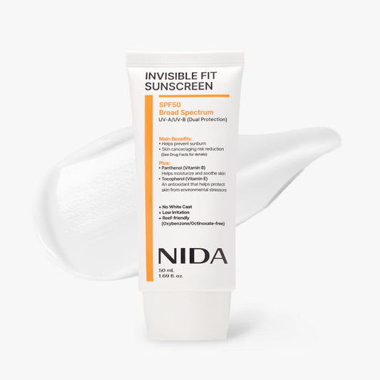 NIDA Invisible Fit Sunscreen 50ml — product image 1