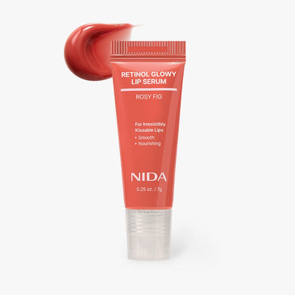 NIDA Retinal Glowy Lip Serum - Rosy Fig 7g — product image 1