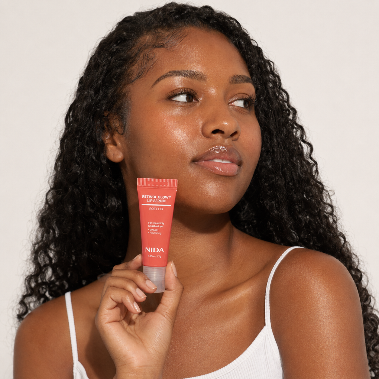 NIDA Retinal Glowy Lip Serum - Rosy Fig 7g — product image 9