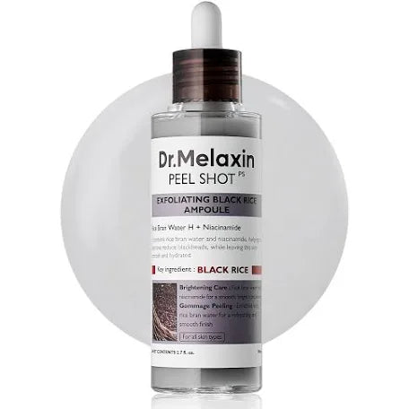 Dr. Melaxin Peel Shot Exfoliating Black Rice Ampoule 80ml