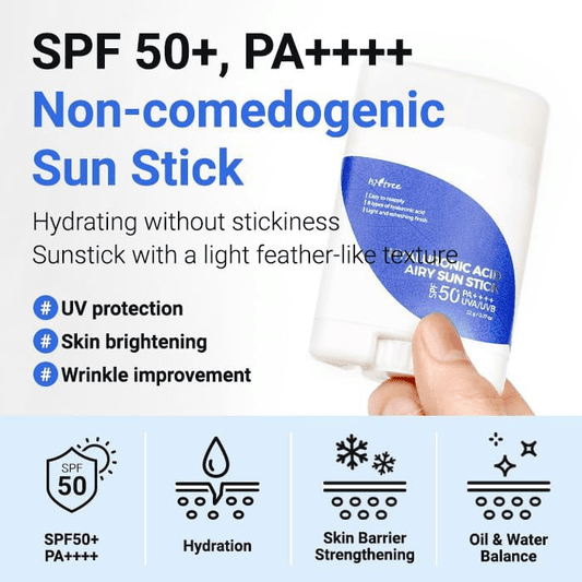 Isntree Hyaluronic Acid Airy Sun Stick SPF50+ PA++++ 22g
