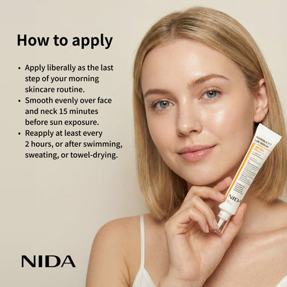 NIDA Invisible Fit Sun Serum SPF50+ PA+++++ 40ml