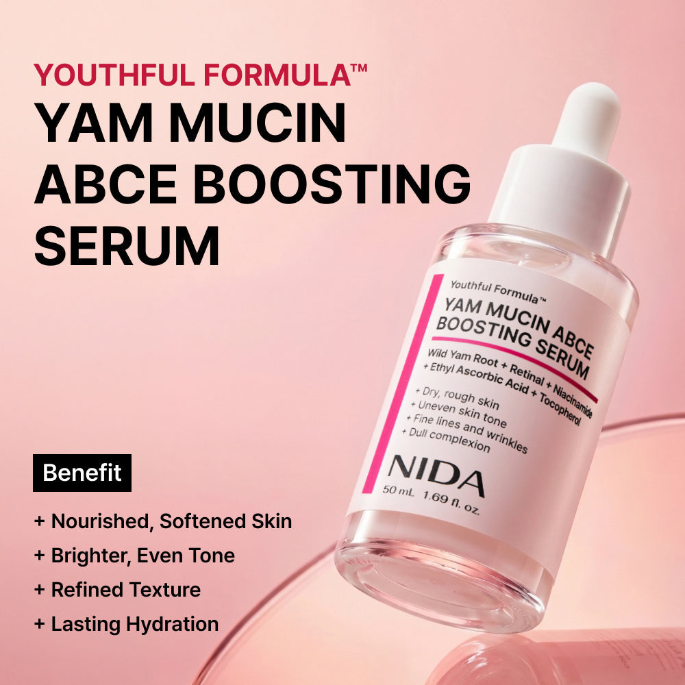 NIDA Youthful Formula Yam Mucin ABCE Boosting Serum 50ml