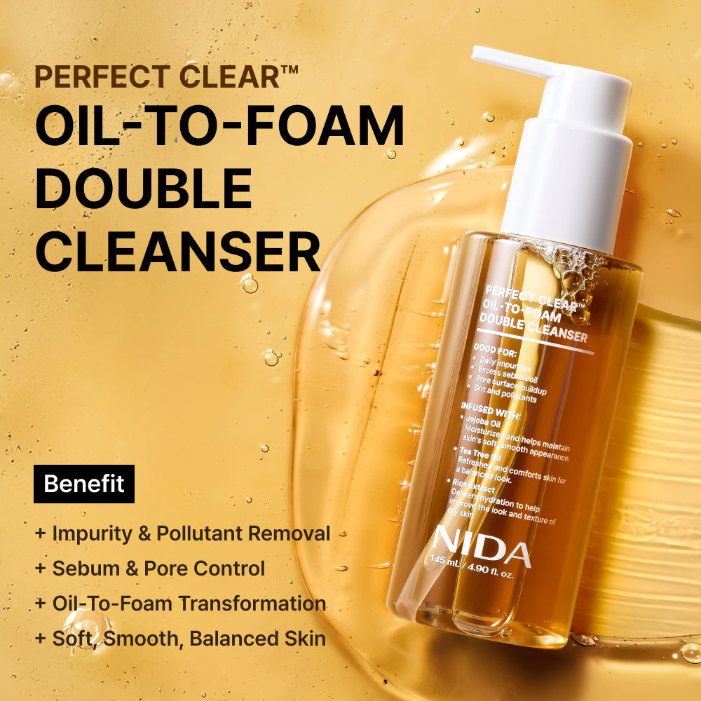 NIDA Perfect Clear Oil-to-Foam Double Cleanser 145ml