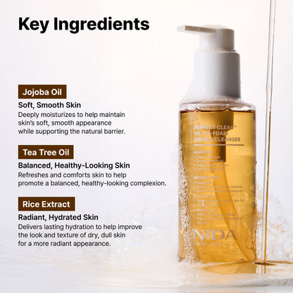 NIDA Perfect Clear Oil-to-Foam Double Cleanser 145ml