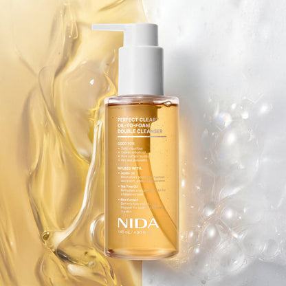 NIDA Perfect Clear Oil-to-Foam Double Cleanser 145ml