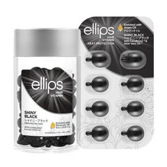 Ellips hair vitamin capsules with packaging on a white background