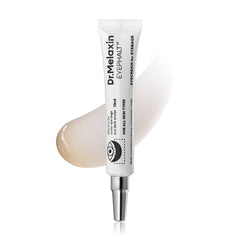Dr. Melaxin Ever-Halt eye cream tube on a white background