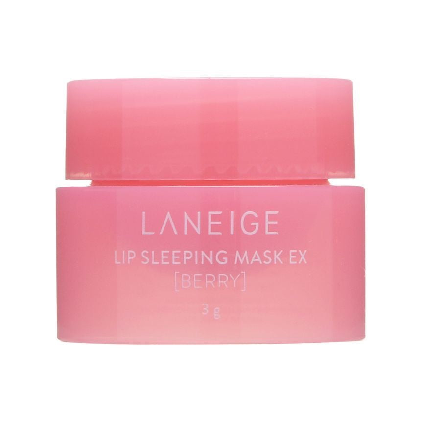 Laneige lip sleeping mask EX berry on a white background