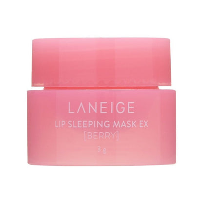 Laneige lip sleeping mask EX berry on a white background