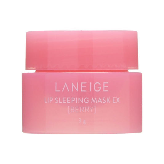 Laneige lip sleeping mask EX berry on a white background