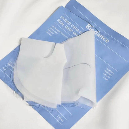Two hydro cera-n sheets on a Bioderma product packaging