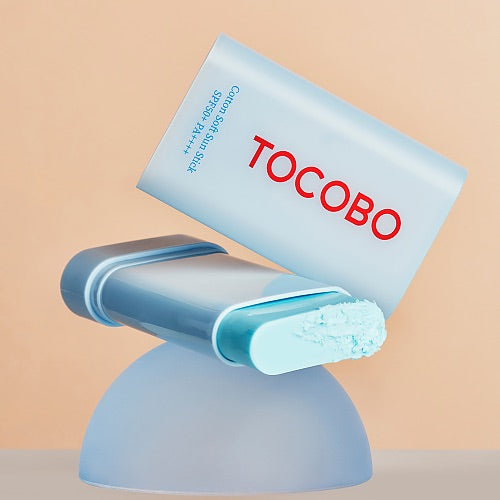 Tocobo product with a beige background