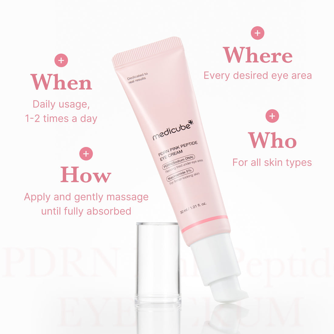 Medicube PDRN Pink Peptide Eye Cream 30ml