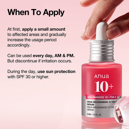 Anua Niacinamide 10% + TXA 4% Serum 30ml